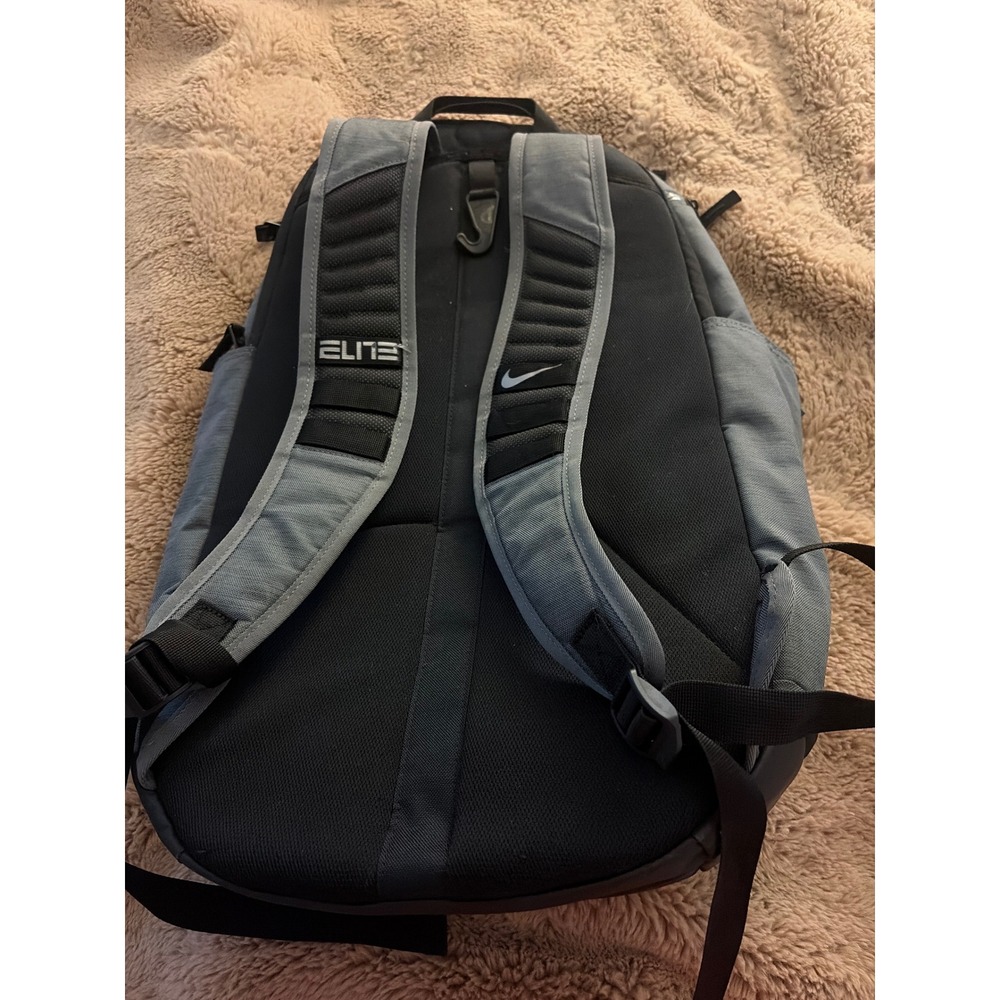Nike Hoops Elite Pro Basketball Backpack Grey Black BA5554-015
